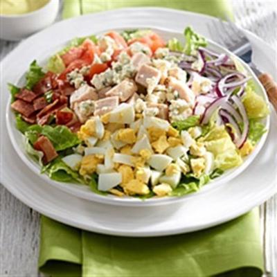 mini-cobb salade met avocado dressing