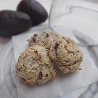 chocoladeschilferkoekjes met avocado