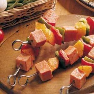 oranje ham Kabobs