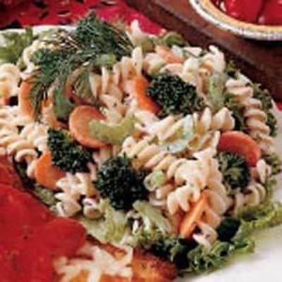 komkommer-dille pastasalade