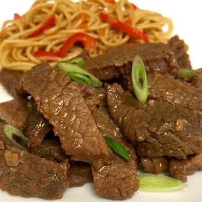 Mongools rundvlees uit de slowcooker