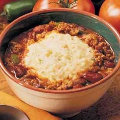 chili met aardappel dumplings