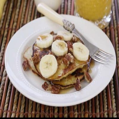 2-ingrediënt tarwevrije bananenpannekoeken (paleo)