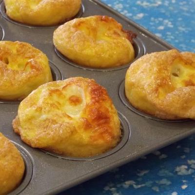 mini ham en Zwitserse frittatas