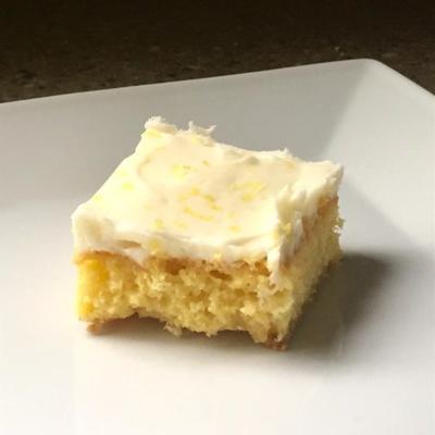 eenvoudige citroentaart cake