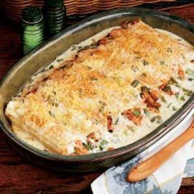 ham-gevulde manicotti