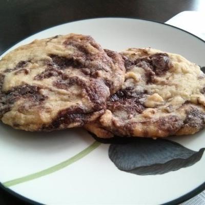 brownie-gestraald cookies