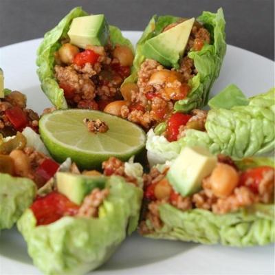 gekruide chipotle sla-wraps