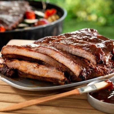 cider-gedoopte spareribs