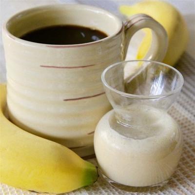 banaan koffie creamer