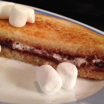 gegrilde marshmallow-nutella®