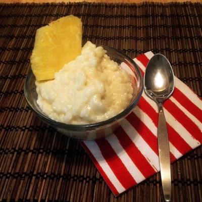 kozy's romige kokosrijstpudding