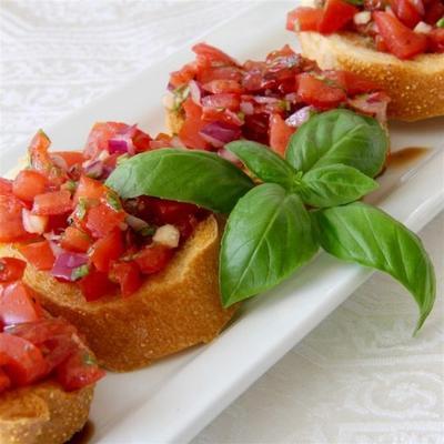 bruschetta in Italiaanse stijl