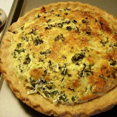 kaasachtige boerenkoolquiche