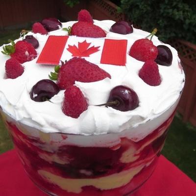 canada dag drie berry trifle