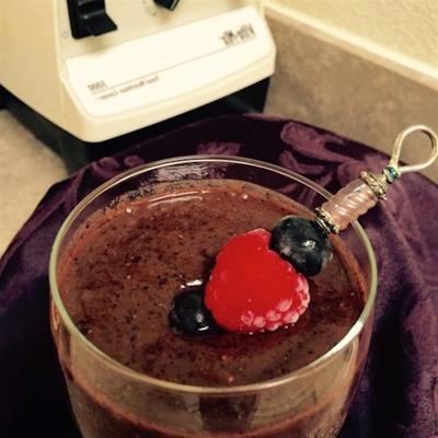 Berry chocoladesuikergoed bar smoothie