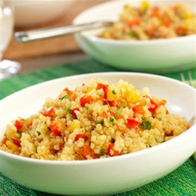 quinoa en peperpilaf