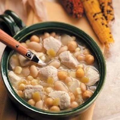 langzaam gekookte witte chili