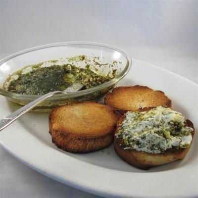 pesto roomkaas dip