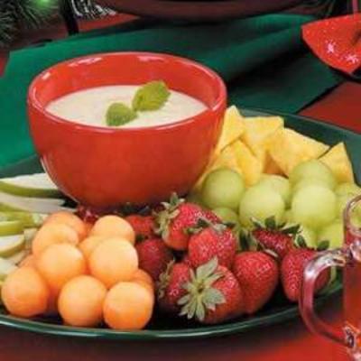 honing-limoen fruit dip