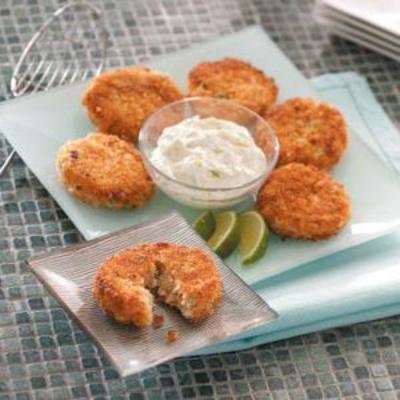 crabcakes met limoensaus