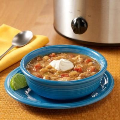 slowcooker witte kip chili uit ro * tel