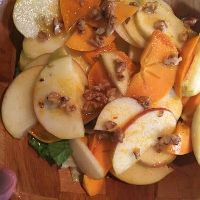 persimmon en appel salade