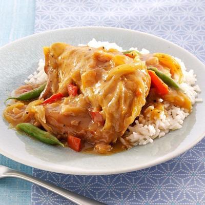 slowcooker 'sweet n' sassy 'kipcurry