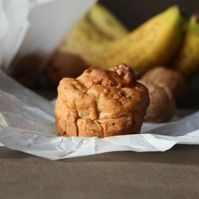 glutenvrije banaannoten chia muffins