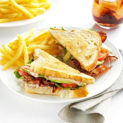 blt met peper balsamico mayo