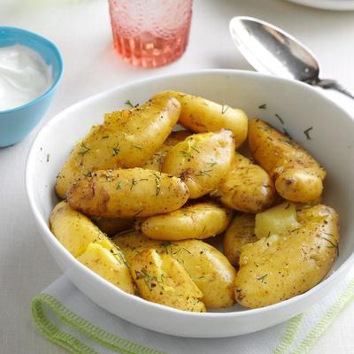 gesmoorde dille aardappelen