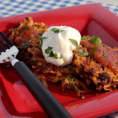 chorizo ​​latkes