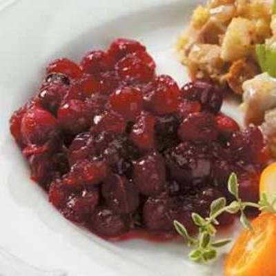moeders gekruide cranberrysaus