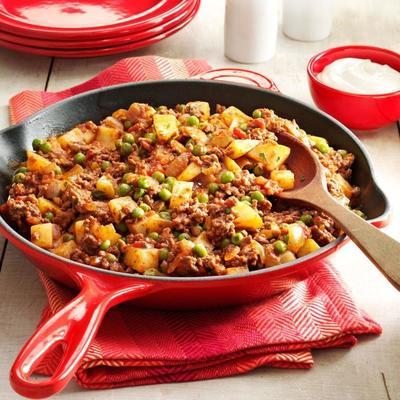 beef and bean hash