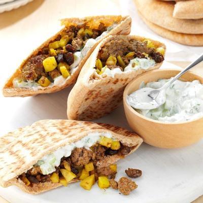 curried beef sandwiches