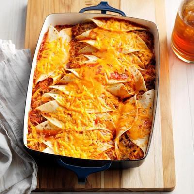 beef en n rice enchiladas