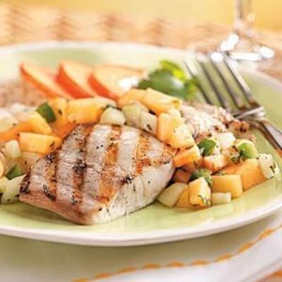 nectarine salsa mahi-mahi