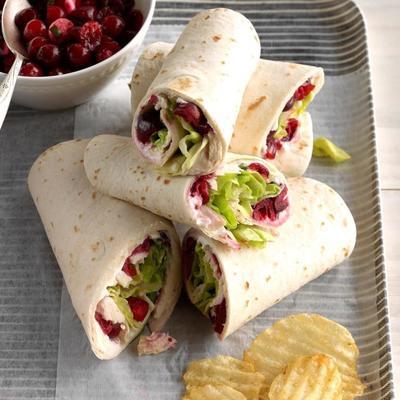 cranberry Turkije rollups