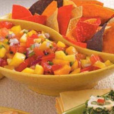 perzik mango salsa