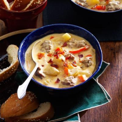 spek cheeseburger chowder