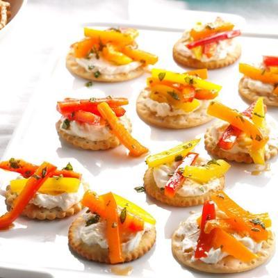 rustieke Toscaanse peperbruschetta