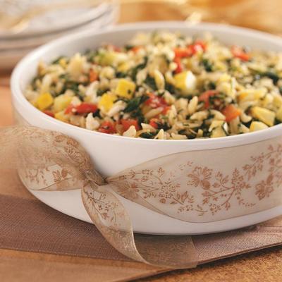 hartige mediterane orzo