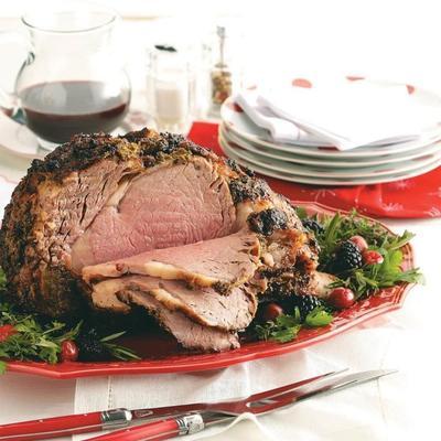 kruid en knoflook korst prime rib