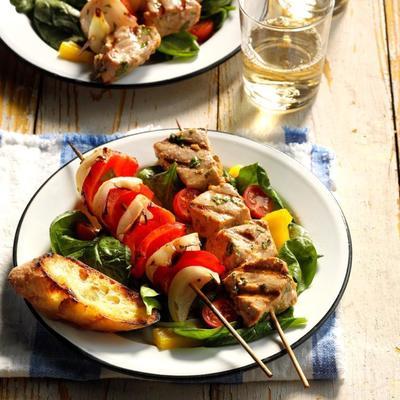 tonijn teriyaki kebab