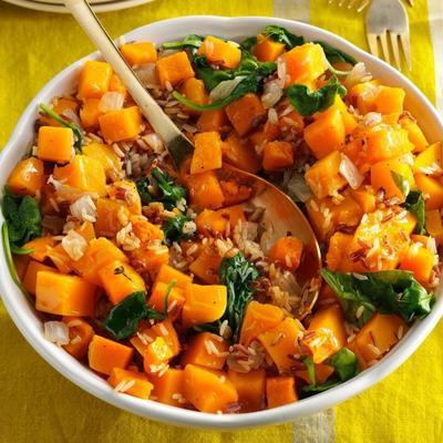 butternut squash en volkoren pilaf