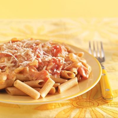 makeover penne met wodka roomsaus