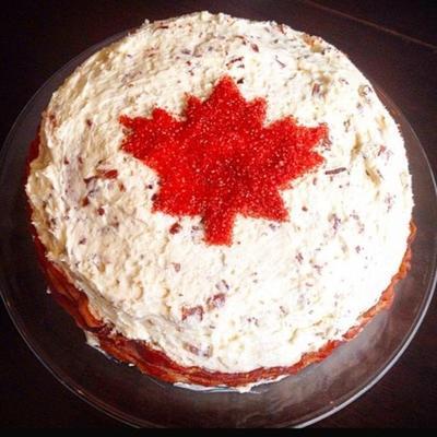 oh canada esdoorn spek cake