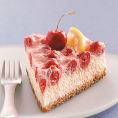 makeover cherry-topped cheesecake