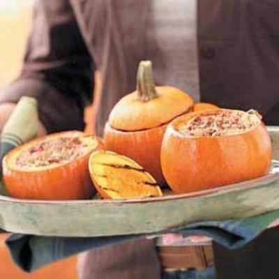 Geparelde pompoen vla