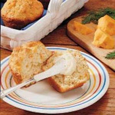 cheddar dille muffins